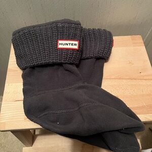 Hunter Black Fleece Boot Socks